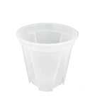 Clear Plastic Plant Nursery Pots with Drainage Holes Transparent Orchid Planter Seedling Container