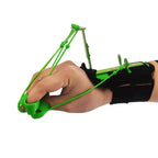 Adjustable Finger Hand Wrist and Forearm Strength Trainer with Silicone Finger Sleeves