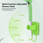 Rechargeable Outdoor Camping Shower Kit with Digital Display Adjustable Spray and 6000mAh Battery