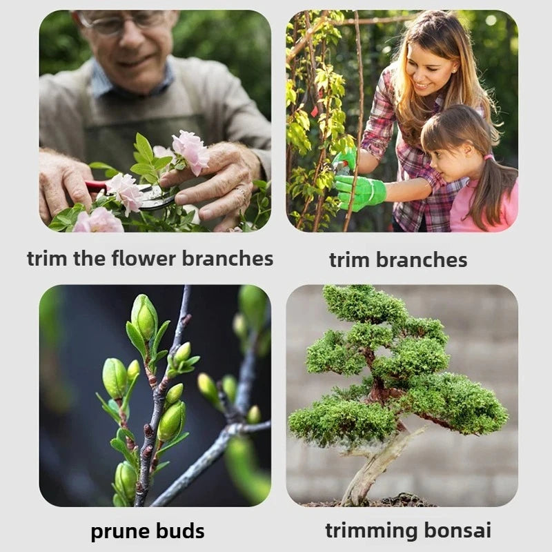Stainless Steel Gardening Trimming Tools 4/7-Piece Bonsai Pruner Set