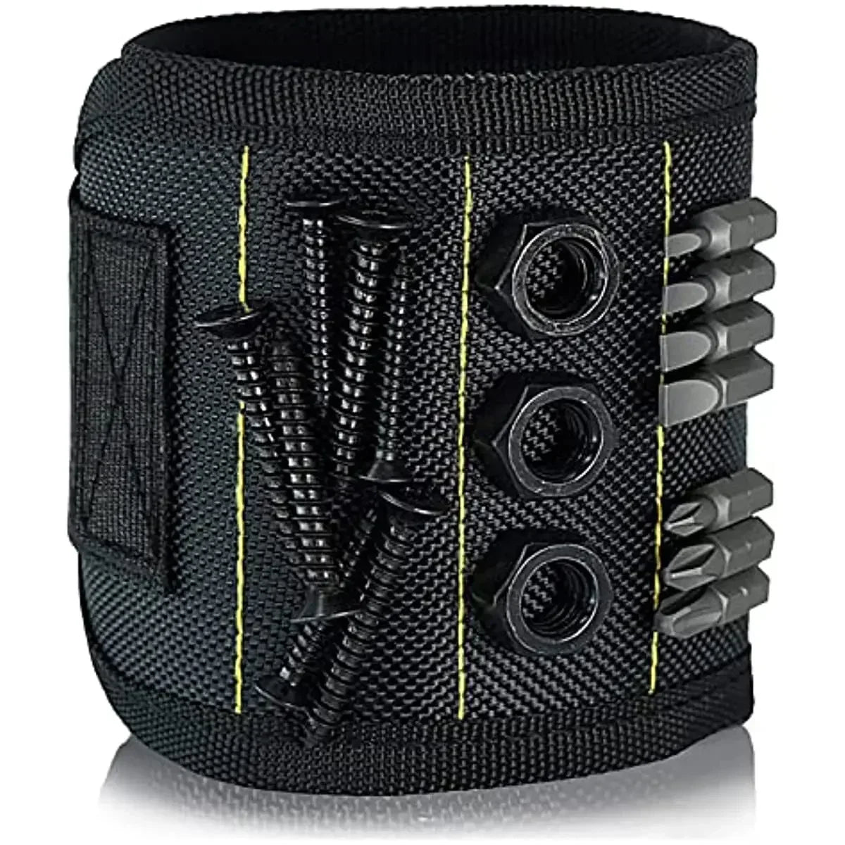 Magnetic Wristband Tool Holder with Strong Magnets for Screws Nails Drill Bits Hand Tool Organizer
