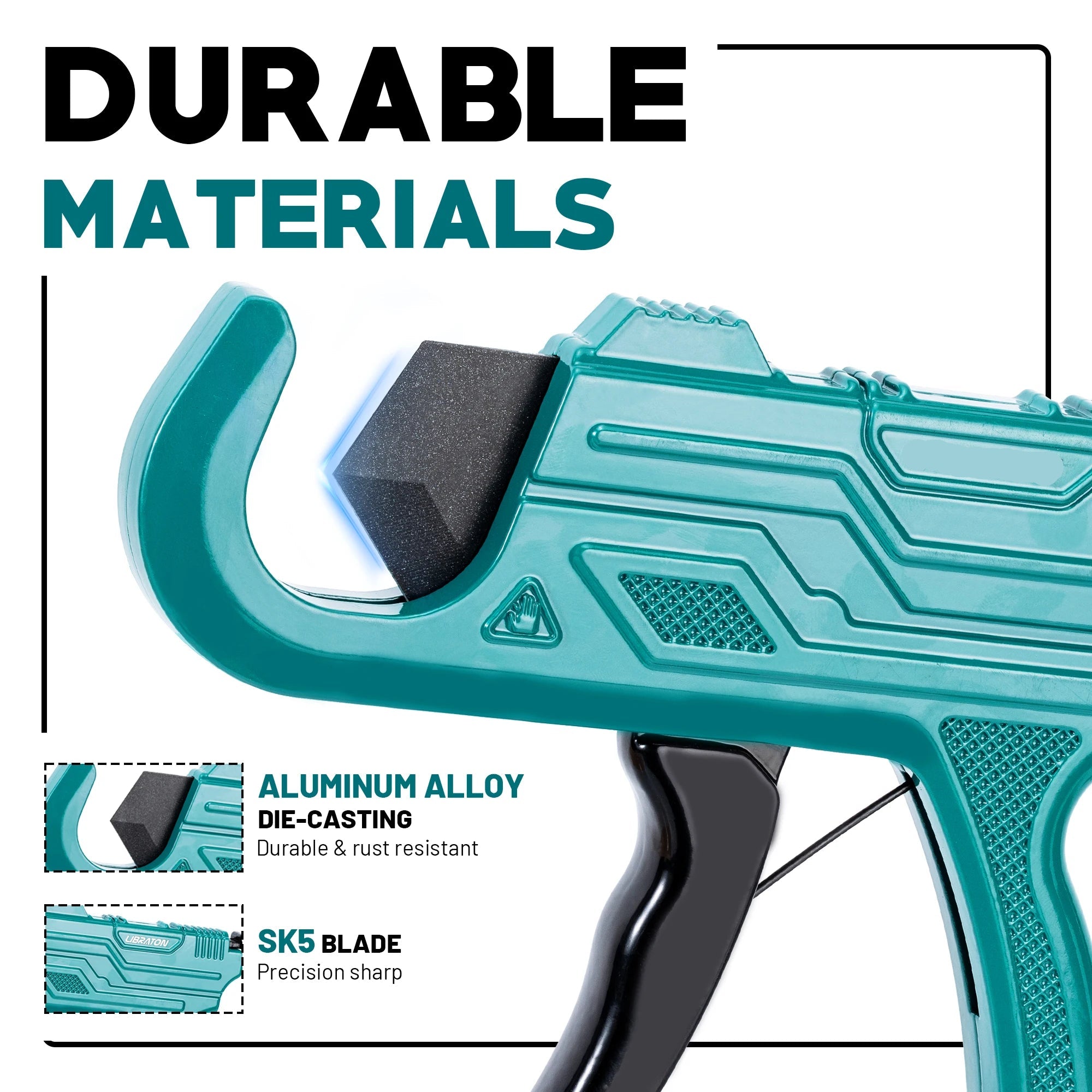 Professional 2-Piece PVC and Plastic Pipe Cutter with Precision Deburring Tool