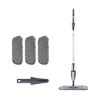 Spray Mop with Reusable Microfiber Pads 360 Degree Rotating Head and 121cm Extendable Handle