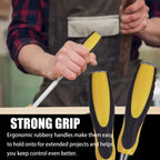 9-Piece Woodworking Chisel Tool Set with Storage Case – Carpentry Wood Carving DIY Hand Tool Kit