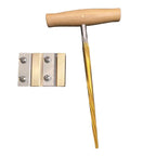Violin Viola Peg and Endpin Hole Reamer Shaver Set with T Handle for 3/4 to 4/4 Instruments