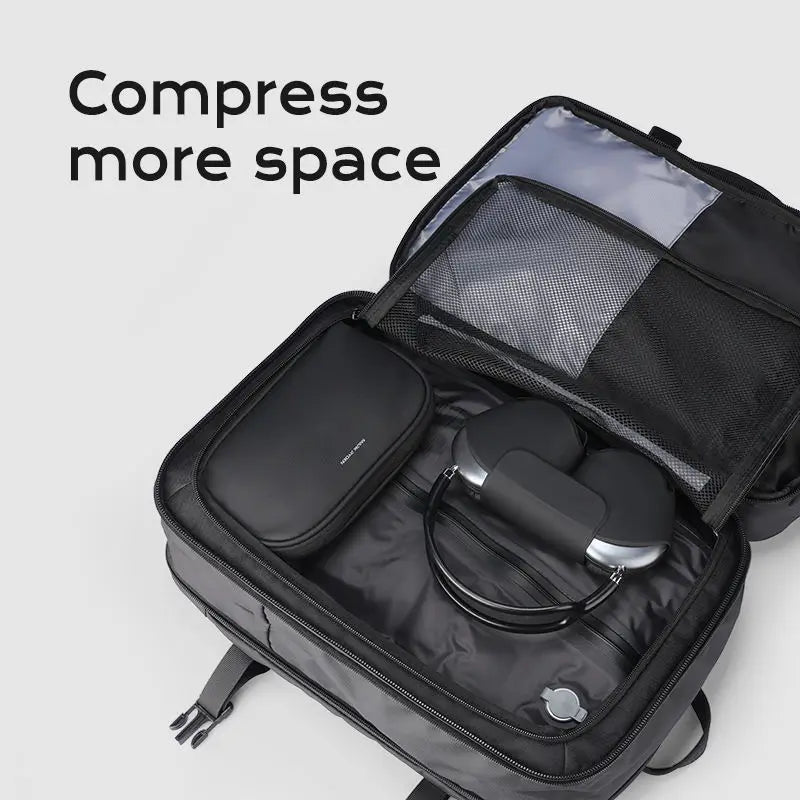 Portable Automatic Vacuum Compression Storage Bag with Built-In Pump Foldable Travel Packing Bag