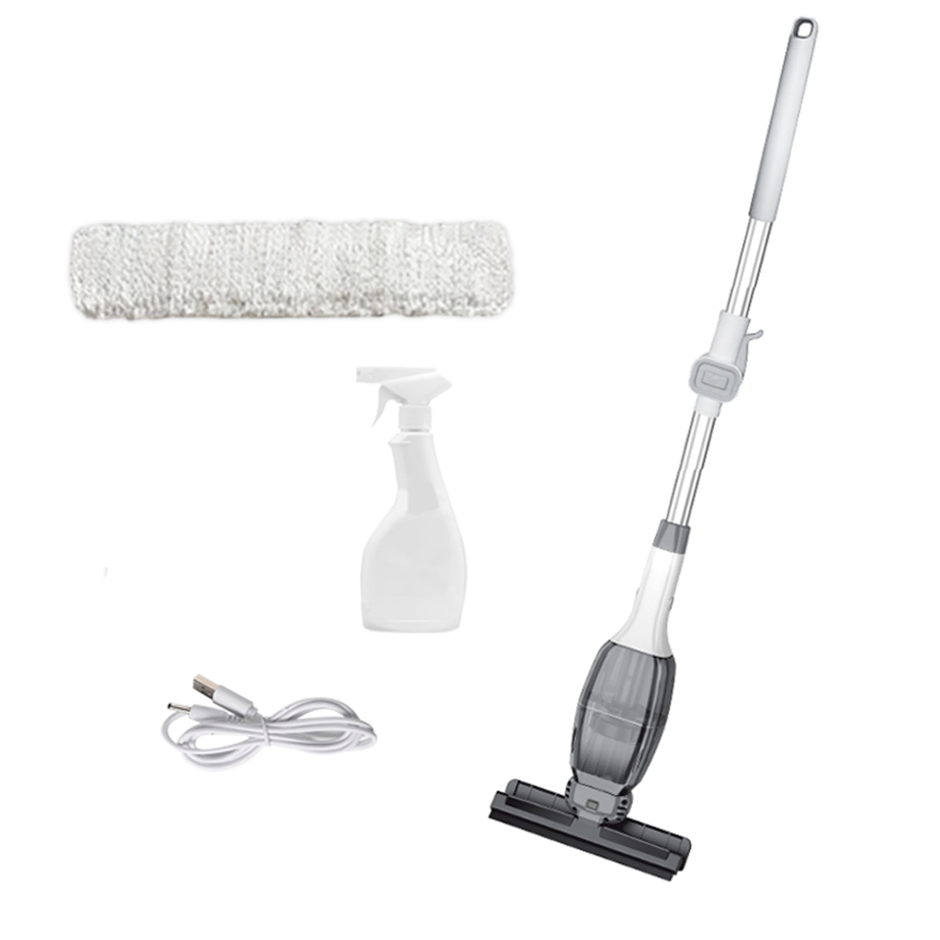 Cordless Electric Window Cleaner with USB Rechargeable Battery and Multifunctional Squeegee
