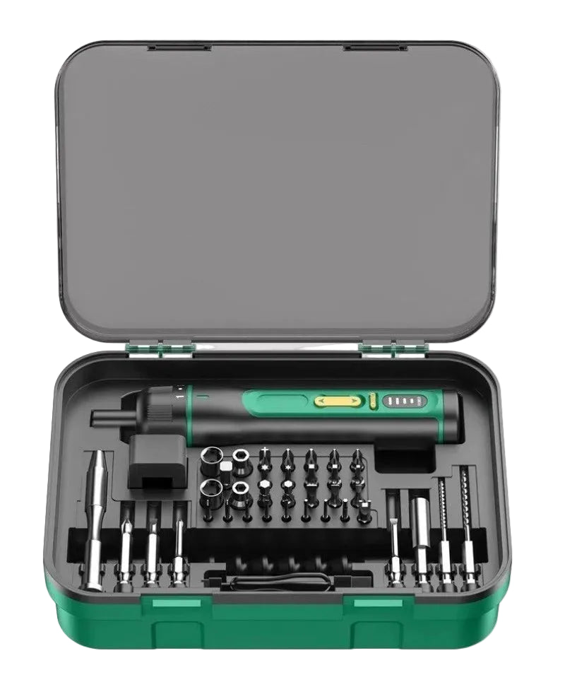Cordless Electric Screwdriver 40 Piece Rechargeable 4V Power Driver Kit with 2000mAh Battery