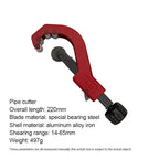Adjustable Roller Pipe Cutter 110–200mm for PVC PP PE Copper Tubes Heavy Duty Tool