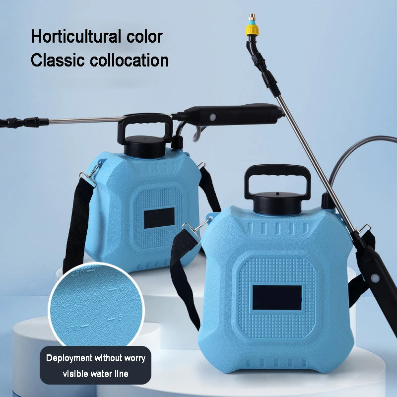 Portable Electric Backpack Garden Sprayer 8L Rechargeable High Pressure Spraying Machine for Plants