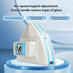 Adjustable Magnetic Double-Sided Window Cleaner with Anti-Fall Rope for High-Rise Windows