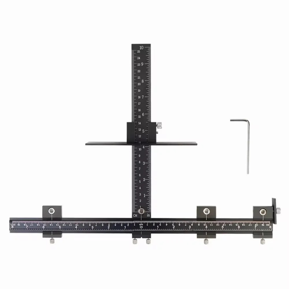 Adjustable Cabinet Hardware Jig Drill Guide 40cm Aluminium Locator for Handles Knobs and Drawers