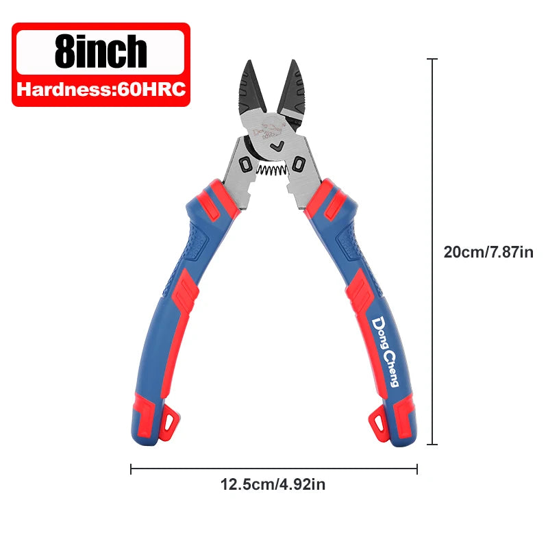 Heavy Duty Diagonal Cutting Pliers 6/8 Inch Wire Cutter Side Nipper Tool for Electricians & DIY Repair