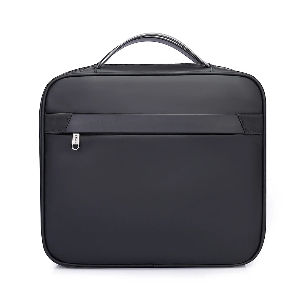 Hanging Toiletry Bag Waterproof 1680D Oxford Travel Cosmetic Organizer with Multiple Compartments and Hook Black