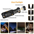 Portable Emergency Survival Tool Kit with Compass Flashlight Multi Tool Set Camping Hiking Travel Gear