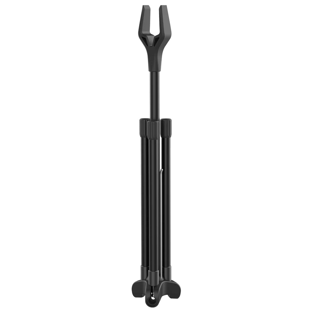 Foldable Archery Bow Stand with Spring-Loaded Holder Glass Fiber and Nylon Tripod