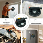 Industrial 20cm Vacuum Suction Cup with Pressure Gauge Manual Lifting Tool for Glass and Stone