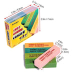 Guitar Fret Polishing Eraser Set 5 Abrasive Rubber Blocks with 180 to 2000 Grit for Fret Cleaning