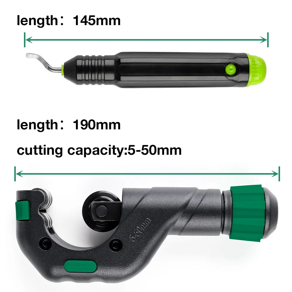 Portable Heavy Duty Pipe Cutter 0.5–5cm Cutting Capacity Alloy Steel Blade Tool for PVC Copper Aluminium Pipes