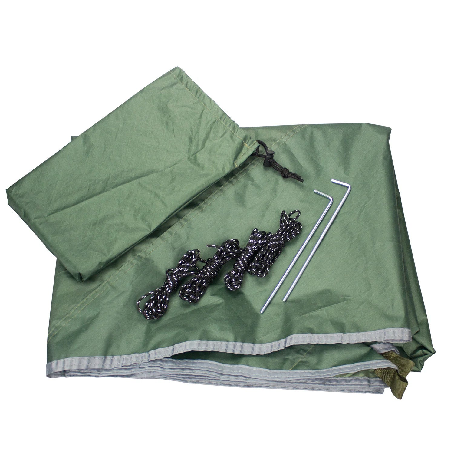 Portable Camping Hammock Set with Mosquito Net, Rain Fly Tarp and Straps for Hiking and Outdoor Camping