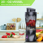 Portable USB Rechargeable Smoothie Blender 700ml Personal Juicer Cup with 6000mAh Battery