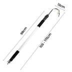 2-in-1 Telescopic Gutter and High Reach Cleaner with Adjustable Pole and Spray Nozzle