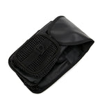 Scuba Diving Mesh Gear Pouch with Dual Pockets D-Ring and Belt Attachment for Reel and SMB Storage