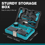 Heavy Duty Tire Repair Kit 78Pcs Portable Emergency Puncture Repair Tool Set for Car SUV Truck