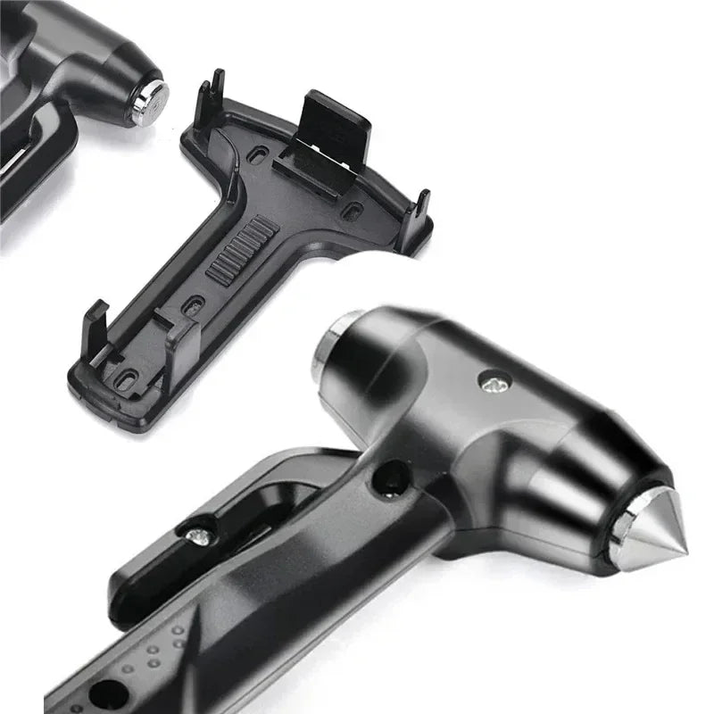 Heavy Duty 3-in-1 Car Emergency Hammer with Glass Breaker and Seat Belt Cutter