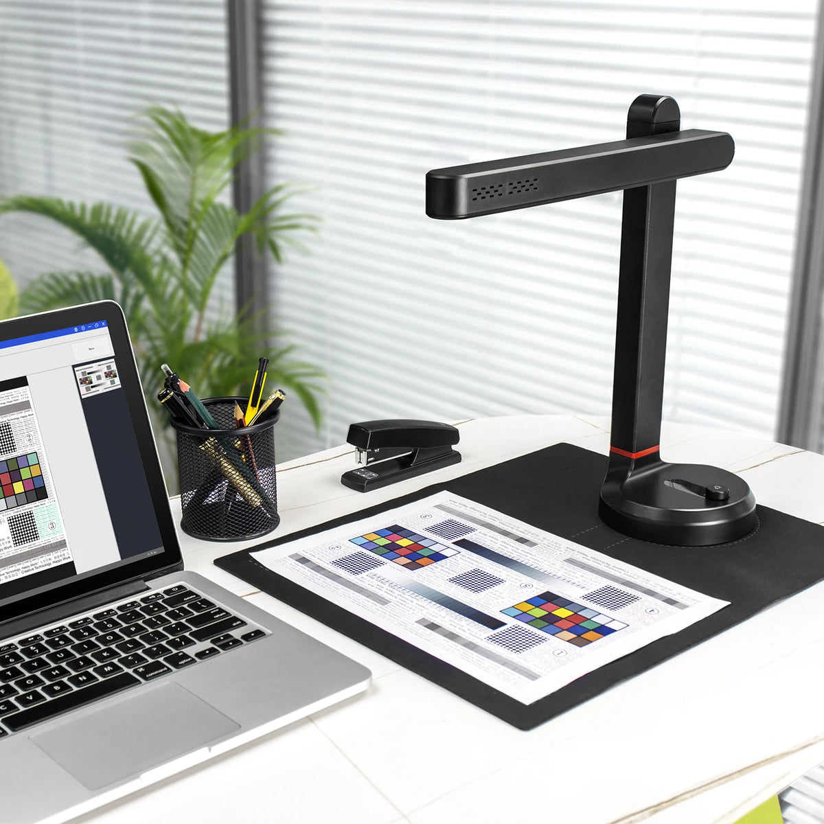 Portable Document Scanner A4 CMOS USB Auto Focus 13MP OCR Scanner with LED Light for Home and Office