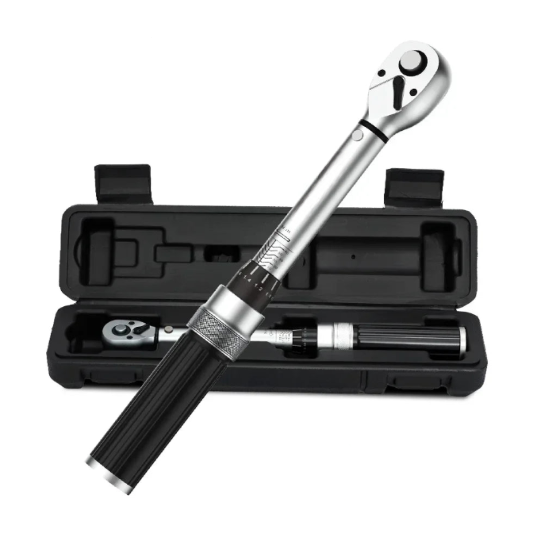 Torque Wrench 1/4 Inch Drive Adjustable 5-25Nm 72 Tooth Ratchet Precision Fastening Tool