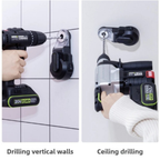 Drill Dust Collector Attachment Heavy Duty 35ml Visual Dust Box for Wall Drilling Tasks