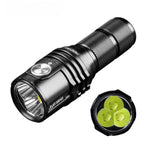 LED Flashlight Rechargeable 13000 Lumens Waterproof Torch with 21700 Battery and Type C Charging