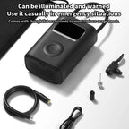 Rechargeable Portable Air Compressor 150 PSI with Digital Control Tire Inflator Pump