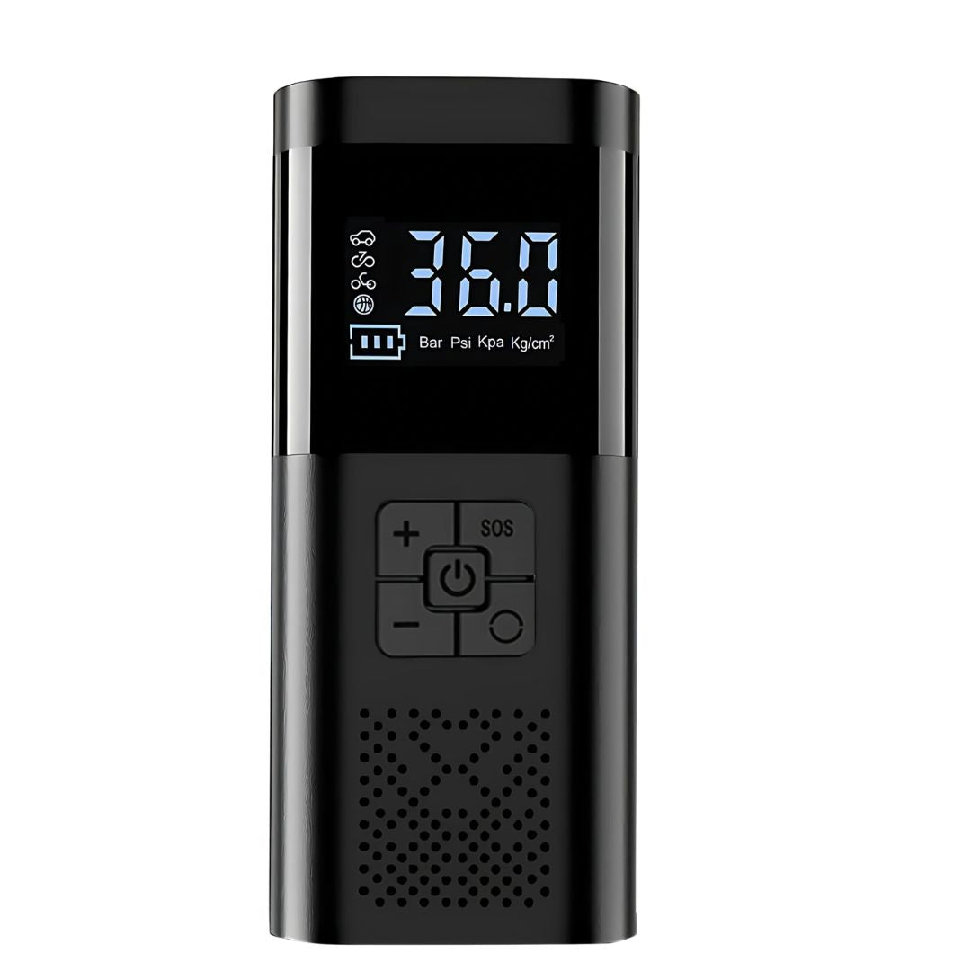 Portable 150 PSI Cordless Air Pump with Digital Display Rechargeable Tire Inflator for Vehicles