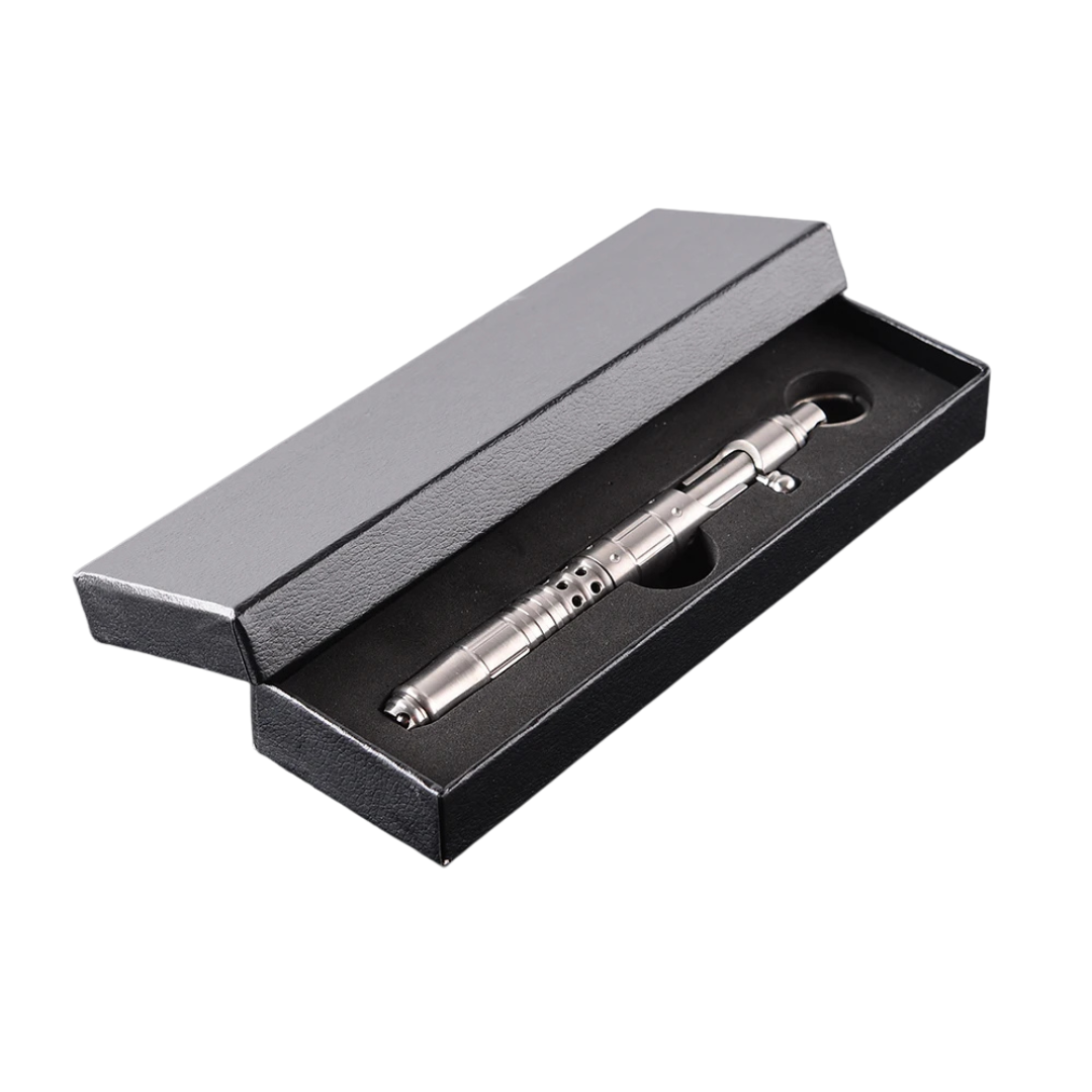 Titanium Alloy Tactical Pen with Glass Breaker Portable Multi Functional Writing Tool