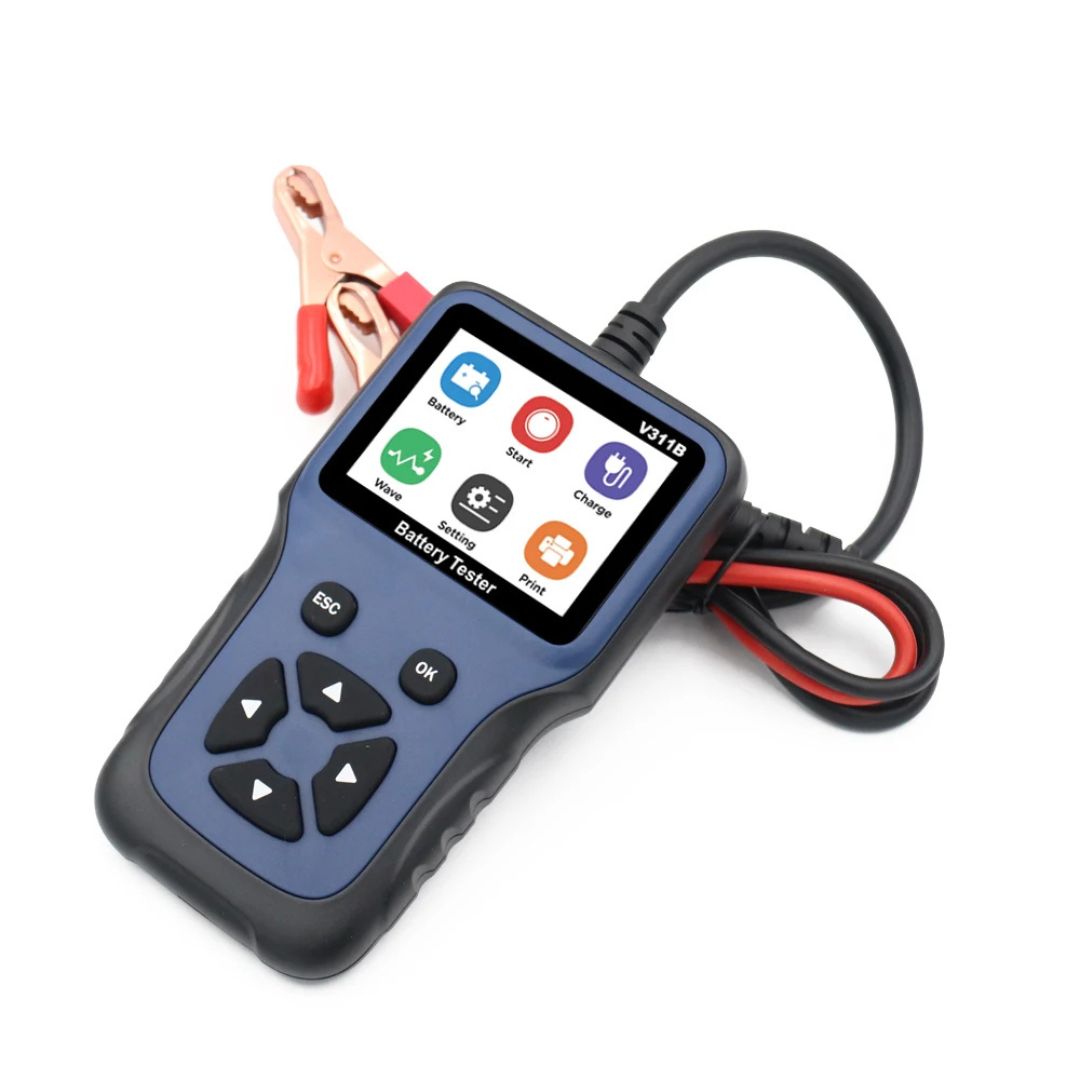 Portable 12V Car Battery Detector with Digital Display Automotive Testing Tool