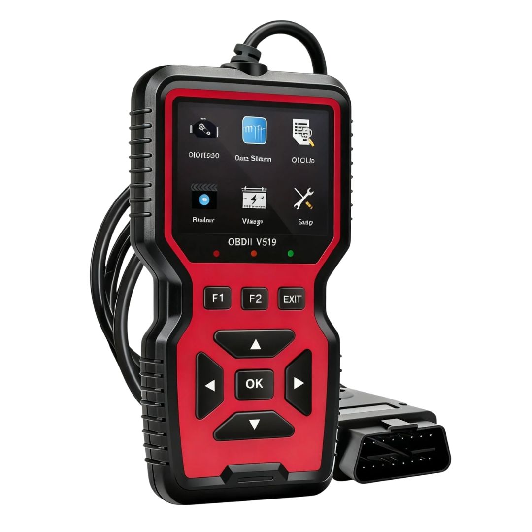Portable OBD2 Code Reader with Live Data Display USB Powered Car Diagnostic Tool