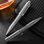 Titanium Alloy Tactical Ballpoint Pen with Glass Breaker Tip Multi Functional Writing Tool
