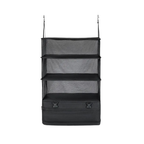 Portable Hanging Travel Storage Organizer with Compartments for Clothes and Accessories