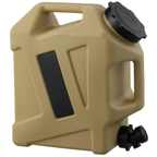12L Camping Water Container with Tap Portable Outdoor Hiking Water Storage Carrier