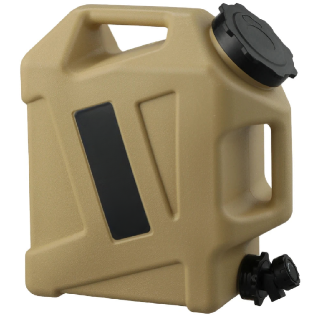 12L Camping Water Container with Tap Portable Outdoor Hiking Water Storage Carrier