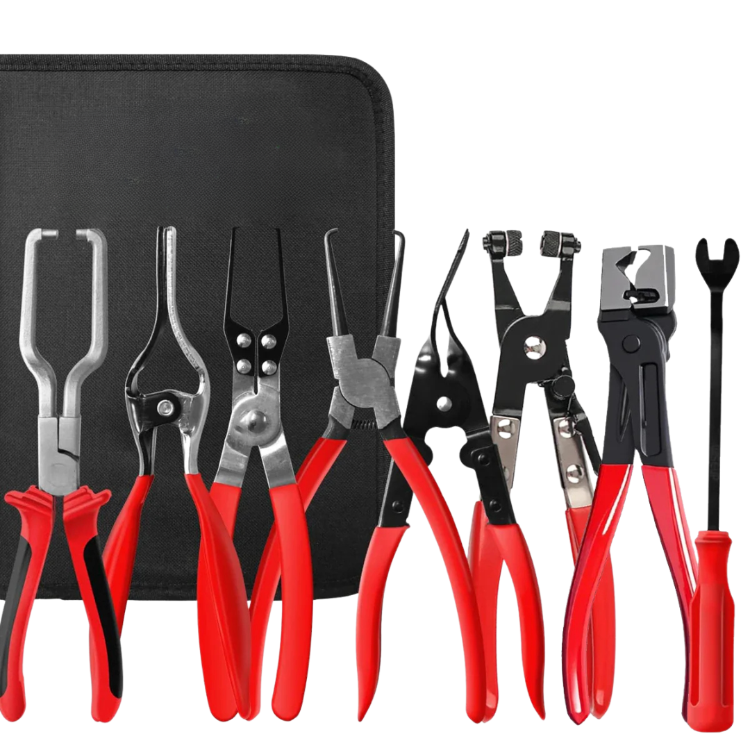 Portable Long Reach Hose Clamp Pliers Carbon Steel Tool for Automotive Fuel Oil Water Hoses
