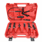 9 Piece Flexible Hose Clamp Pliers Set with Long Reach Cable Automotive Tool Kit