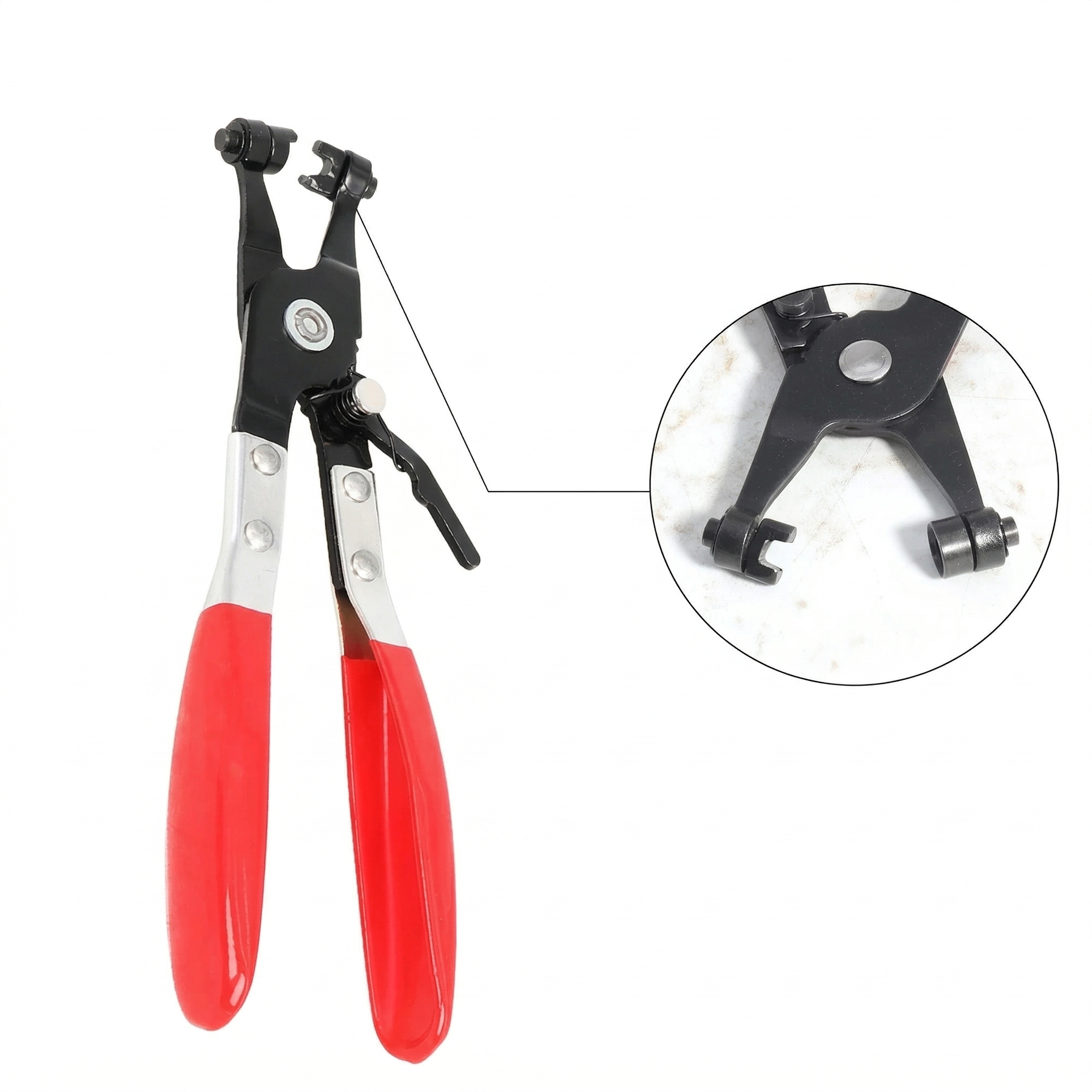 9 Piece Flexible Hose Clamp Pliers Set with Long Reach Cable Automotive Tool Kit