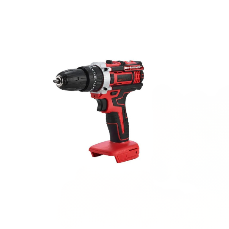 500W Cordless Hammer Impact Drill Kit with 2 Batteries and 24-Piece Accessory Set