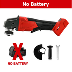 Heavy Duty 125mm Brushless Angle Grinder for 18V Battery Pin Cordless Grinding and Cutting Tool