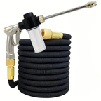 Expandable Garden Hose with Spray Nozzle Flexible High Pressure Water Hose Multiple Lengths