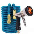 Expandable Garden Hose with Spray Nozzle 25–100ft Flexible Water Hose for Outdoor Cleaning